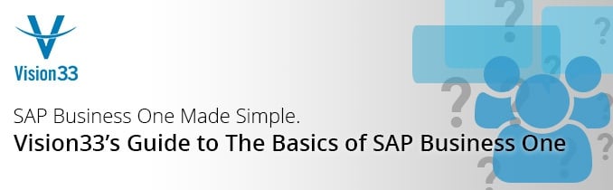 Guide to the Basics of SAP Business One