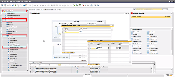 SAP Business One 9.0 - Unit of Measure Groups