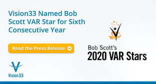 Vision33 Named Bob Scott VAR Star for Sixth Consecutive Year