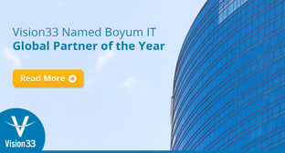 Vision33 Named Boyum IT Global Partner of the Year