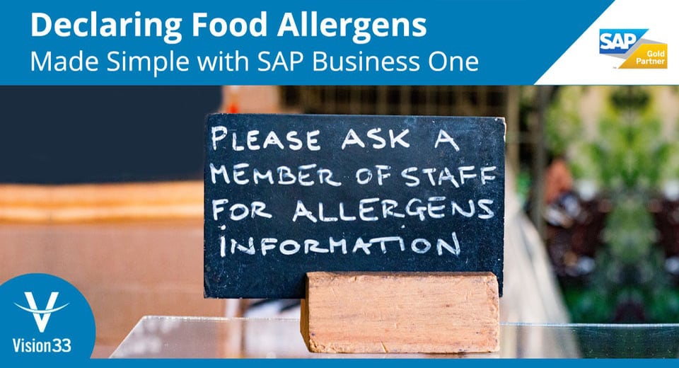 SAP Business One food and beverage 