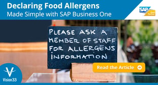 Declaring Food Allergens Made Simple with SAP Business One