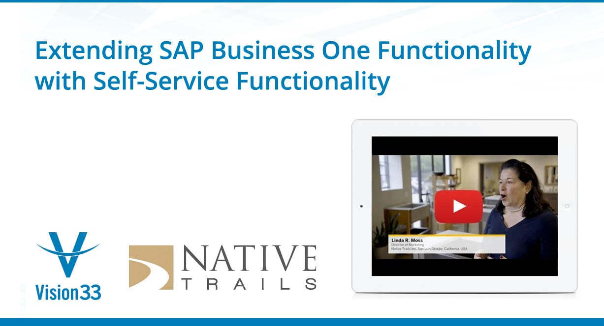 Extending SAP Business One Functionality with Self-Service Functionality Customer Video