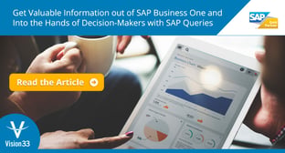 Get Valuable Information Out of SAP Business One and Into the Hands of Decision-Makers with SAP Queries