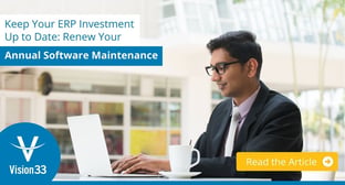 Keep Your ERP Investment Up to Date: Renew Your Annual Software Maintenance