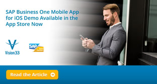 SAP Business One Mobile App for iOS Demo is Available in the App Store.
