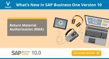 SAP Business One RMA