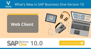 SAP Business One Version 10.0 Web Client