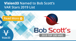 Vision33 Named to Bob Scott’s VAR Stars 2019