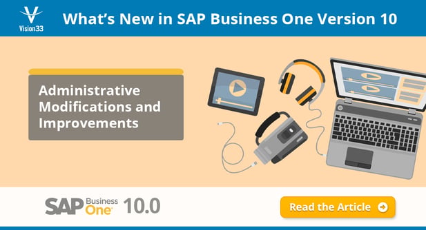 SAP Business One Version 10