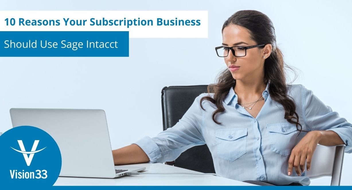 Sage Intacct for subscription businesses