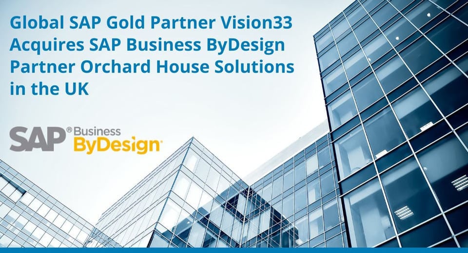 SAP Gold Partner, Vision33