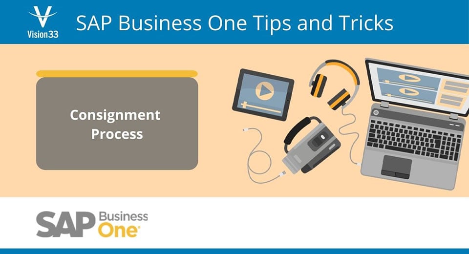 SAP consignment process - tips and tricks