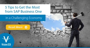 5 Tips to Get the Most from SAP Business One in a Challenging Economy