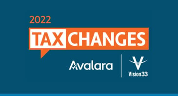 2022 Sales Tax Changes