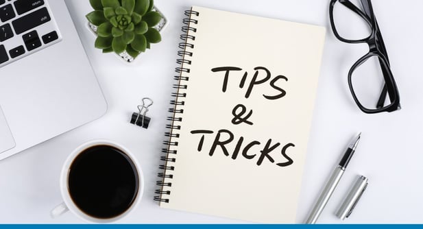 Notebook labeled Tips & Tricks representing SAP Business One tips and tricks for the SAP Business One Query Generator