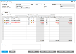 Tips and Tricks: Inventory Counting and Tracking in SAP Business One