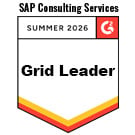 SAP Consulting Award 2025 from G2 Crowd